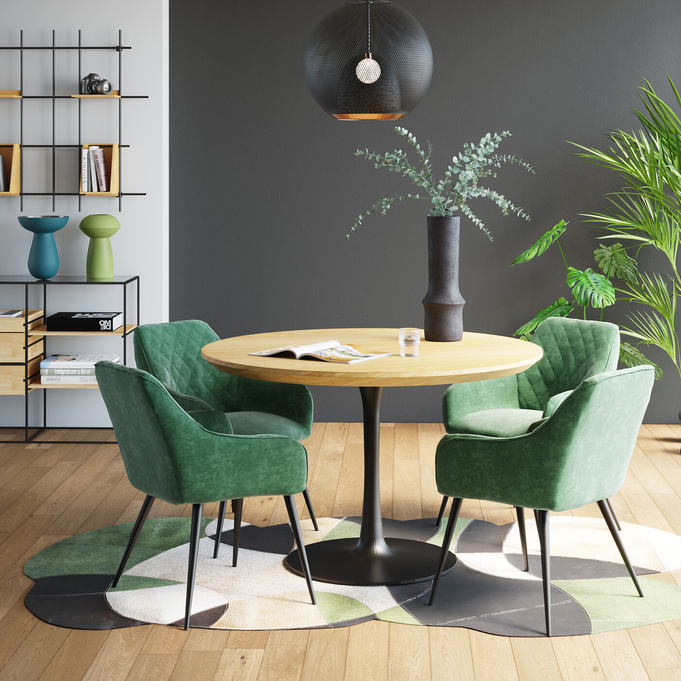 Кресло Bretagne Green от KARE Design