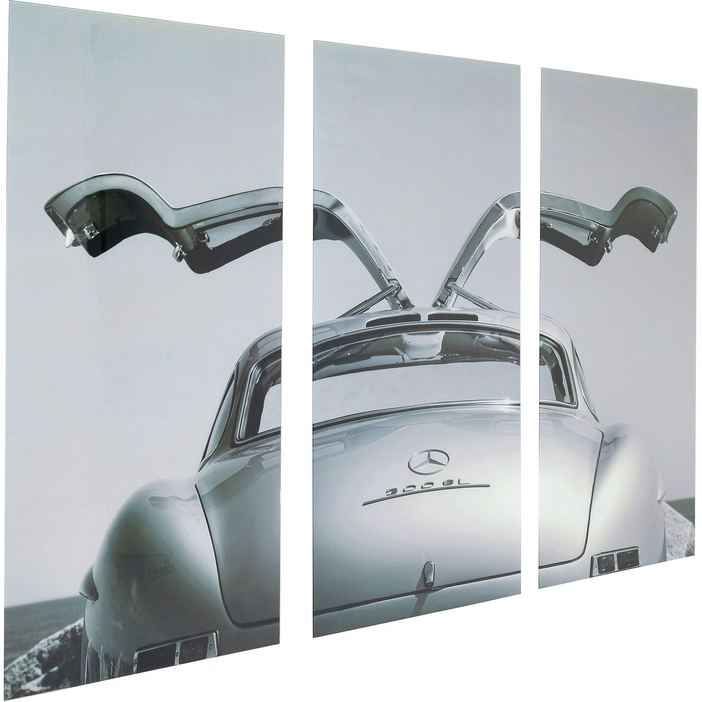Картина триптих Oldtimer Back «Мерседес-Бенц 300 SL Gullwing» 160x240 см от KARE Design