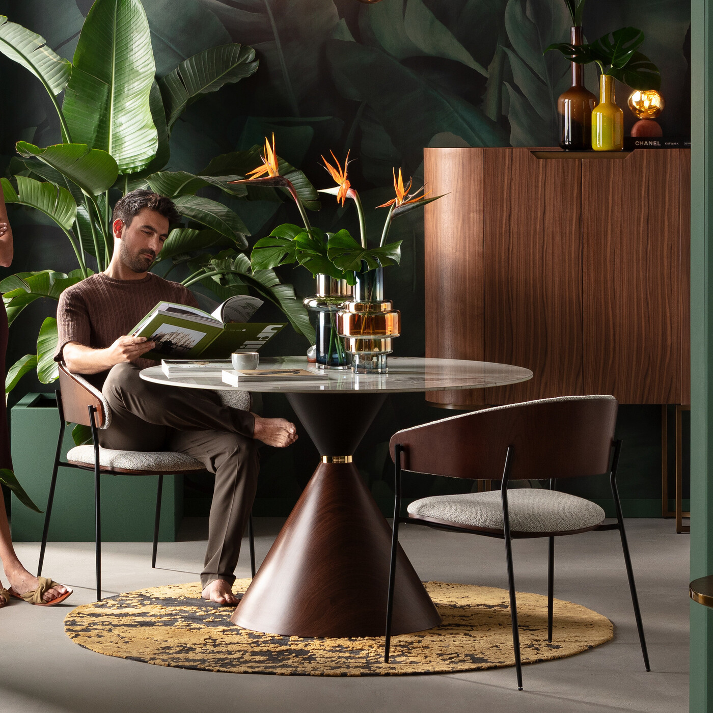 Стол Cono Marble Ø120 см от KARE Design