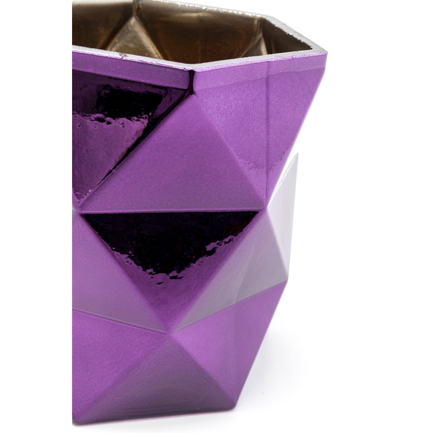 Подсвечник Rhomb «Ромб» 11 см, Фиолетовый от KARE Design