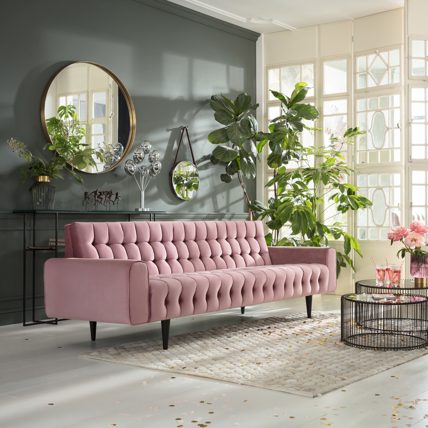 Диван-кровать Milchbar Mauve от KARE Design