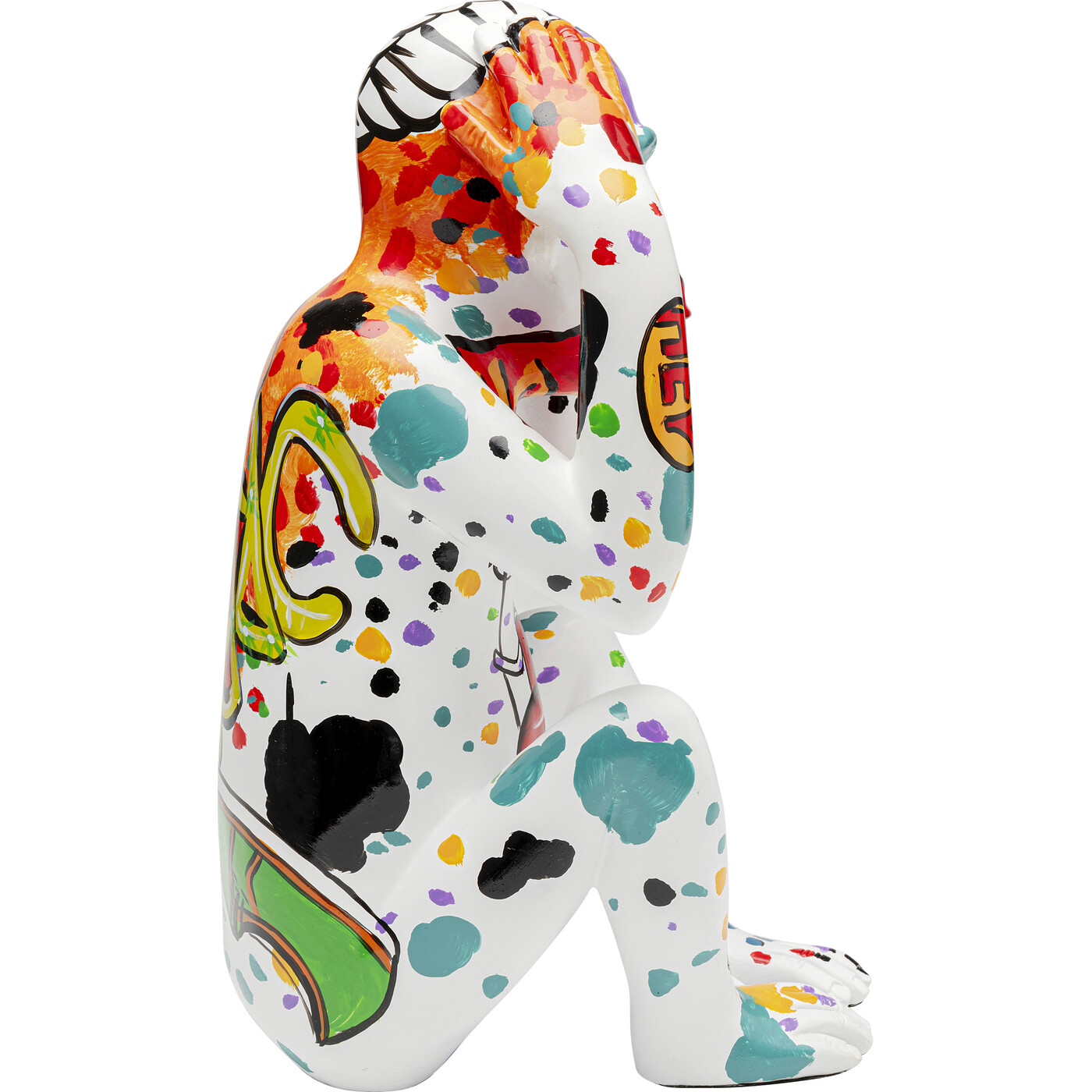 Фигура декоративная Graffiti Monkey «Обезьяна-граффити» 40 см от KARE Design