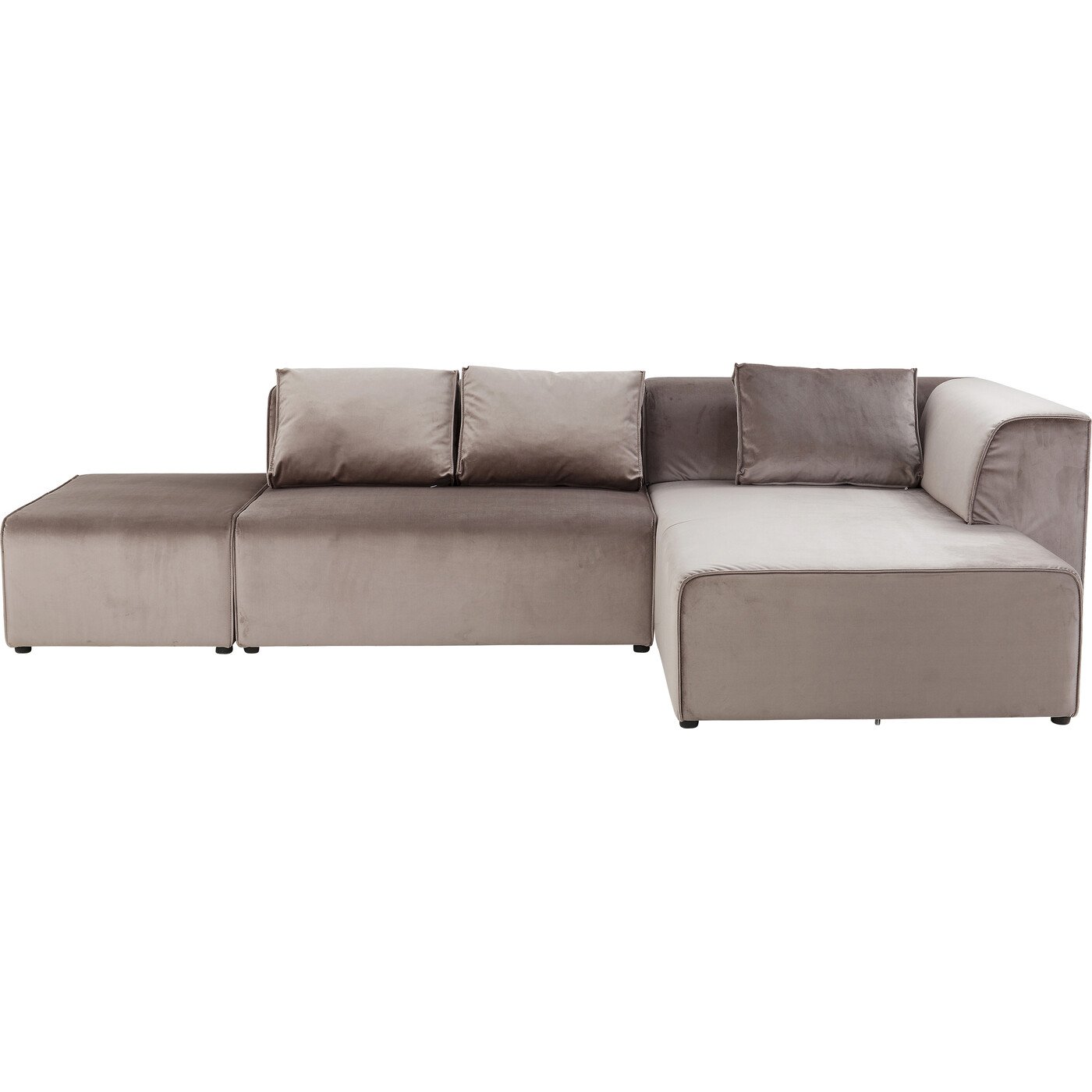 Диван угловой правосторонний Infinity Velvet Taupe Right от KARE Design