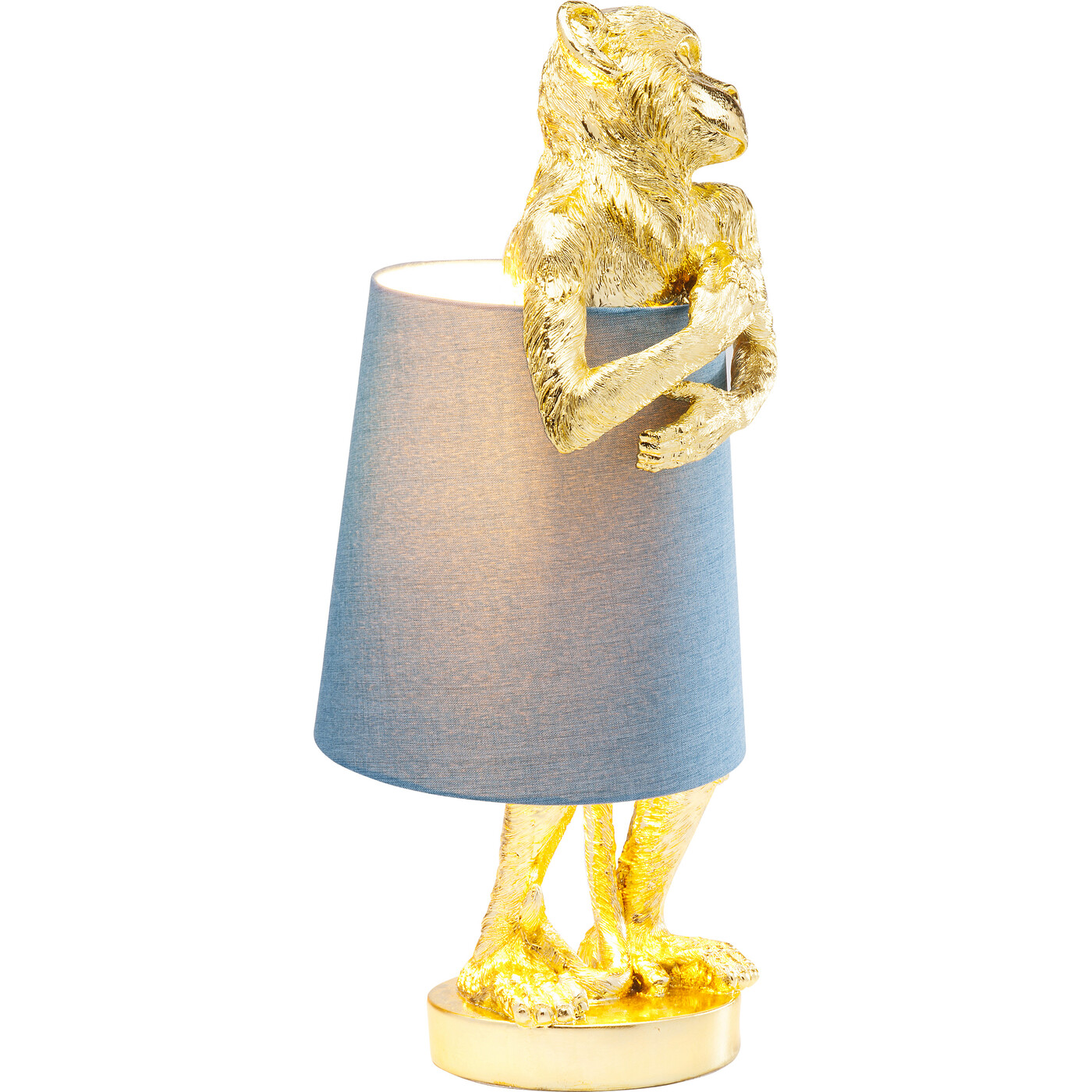 Светильник настольный Animal Monkey Gold Blue от KARE Design