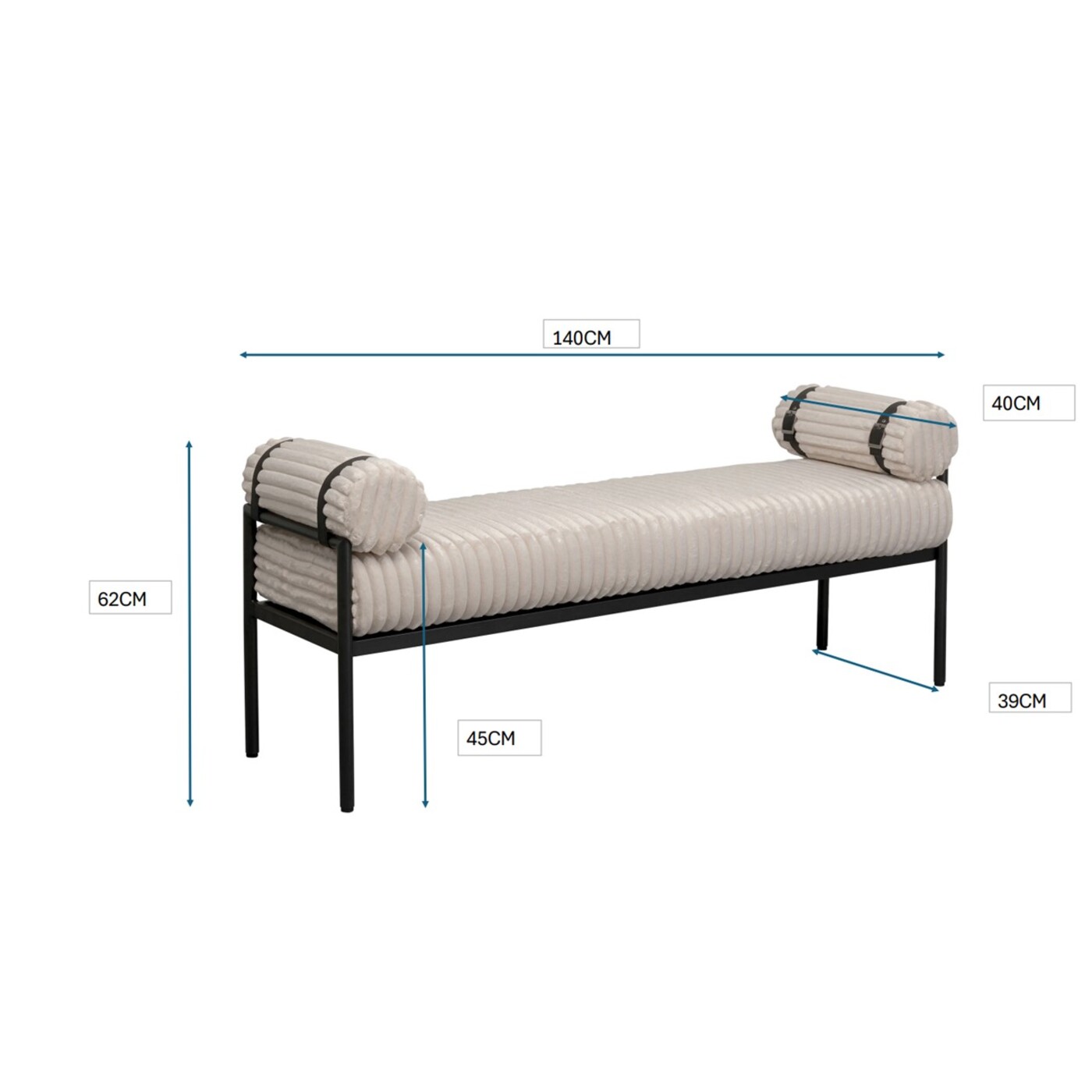 Скамья Tilly 140cm от KARE Design