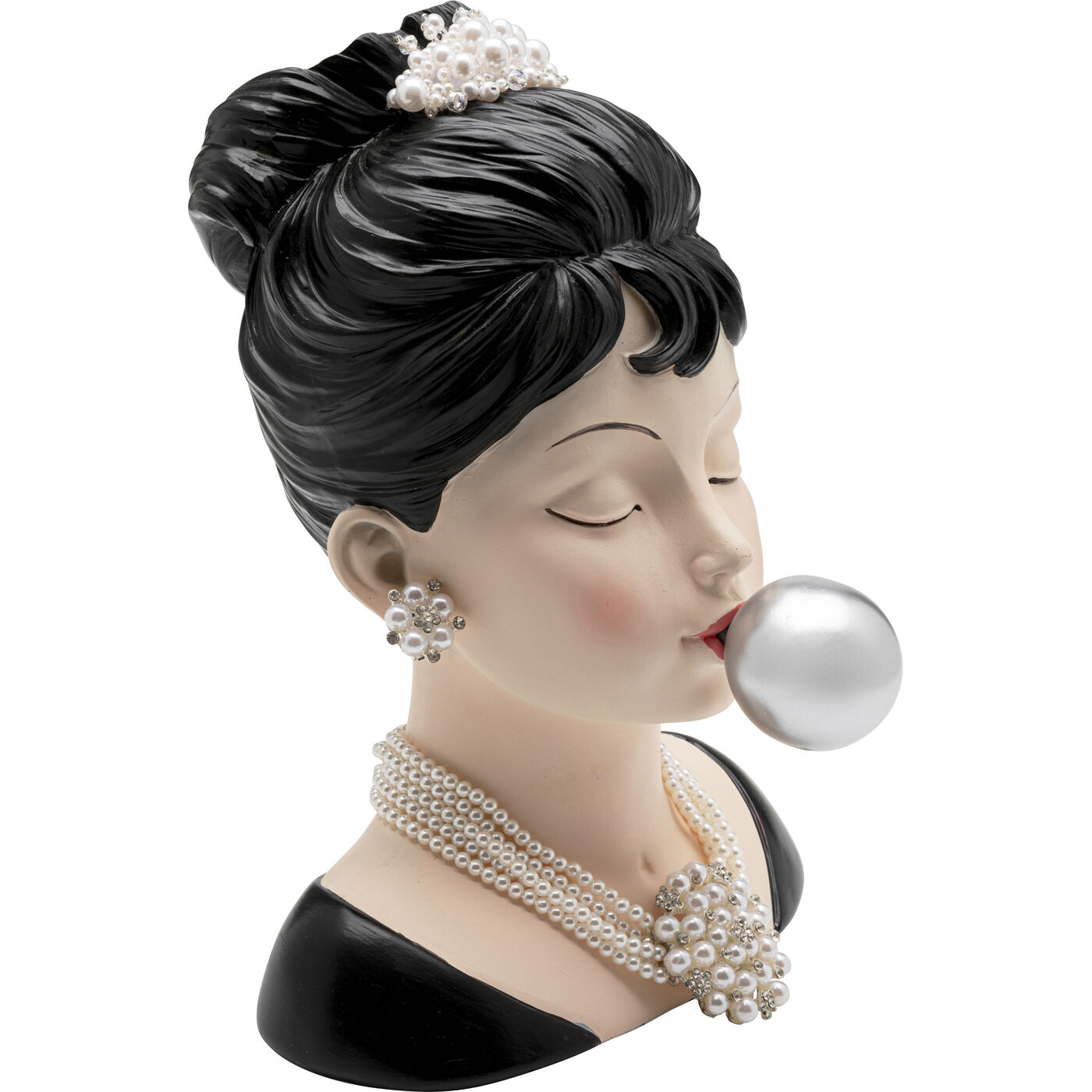 Ваза Bubble Gum Lady «Жующая жвачку дама» 30 см от KARE Design