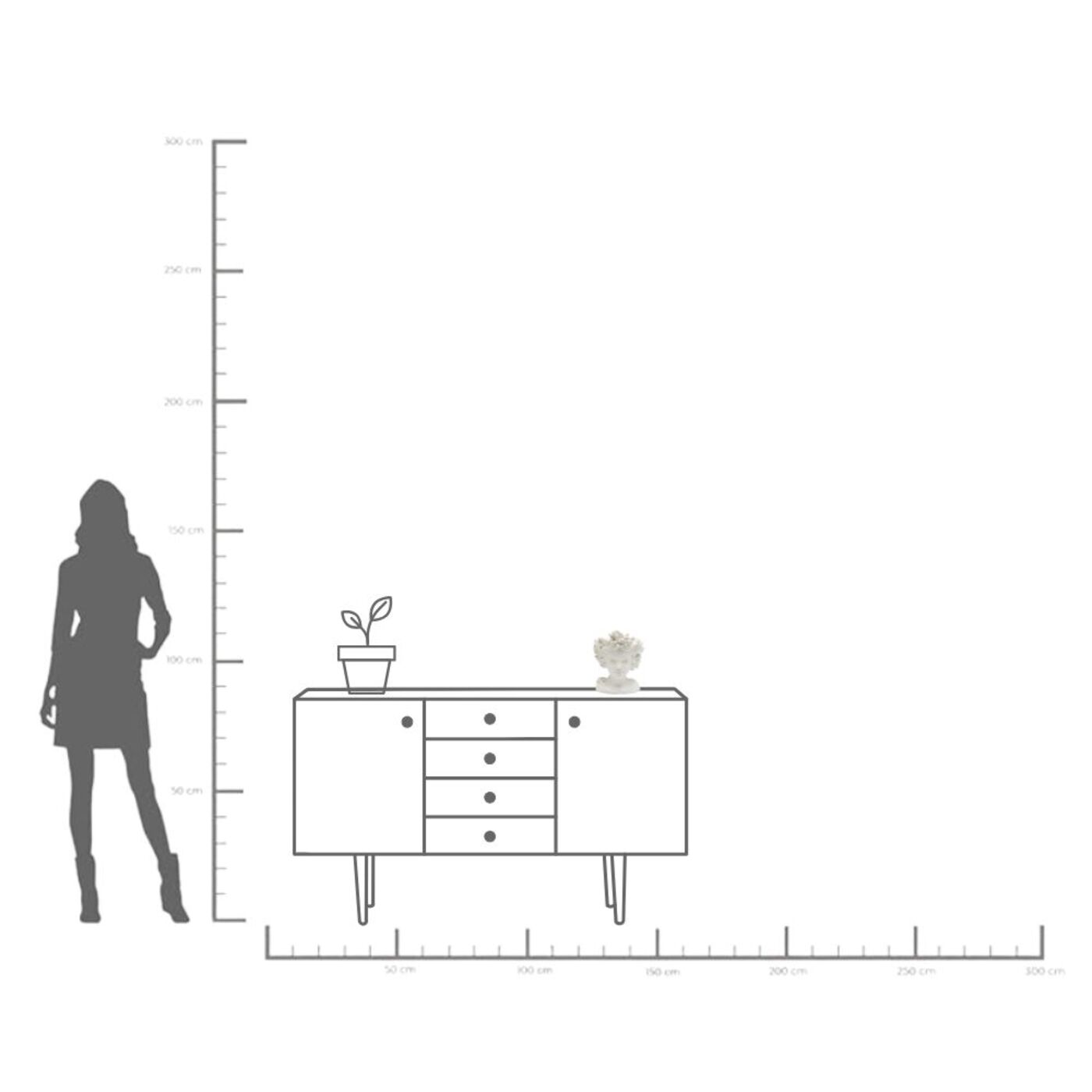 Фигура декоративная Coral Girl «Коралловая девочка» 24 см от KARE Design