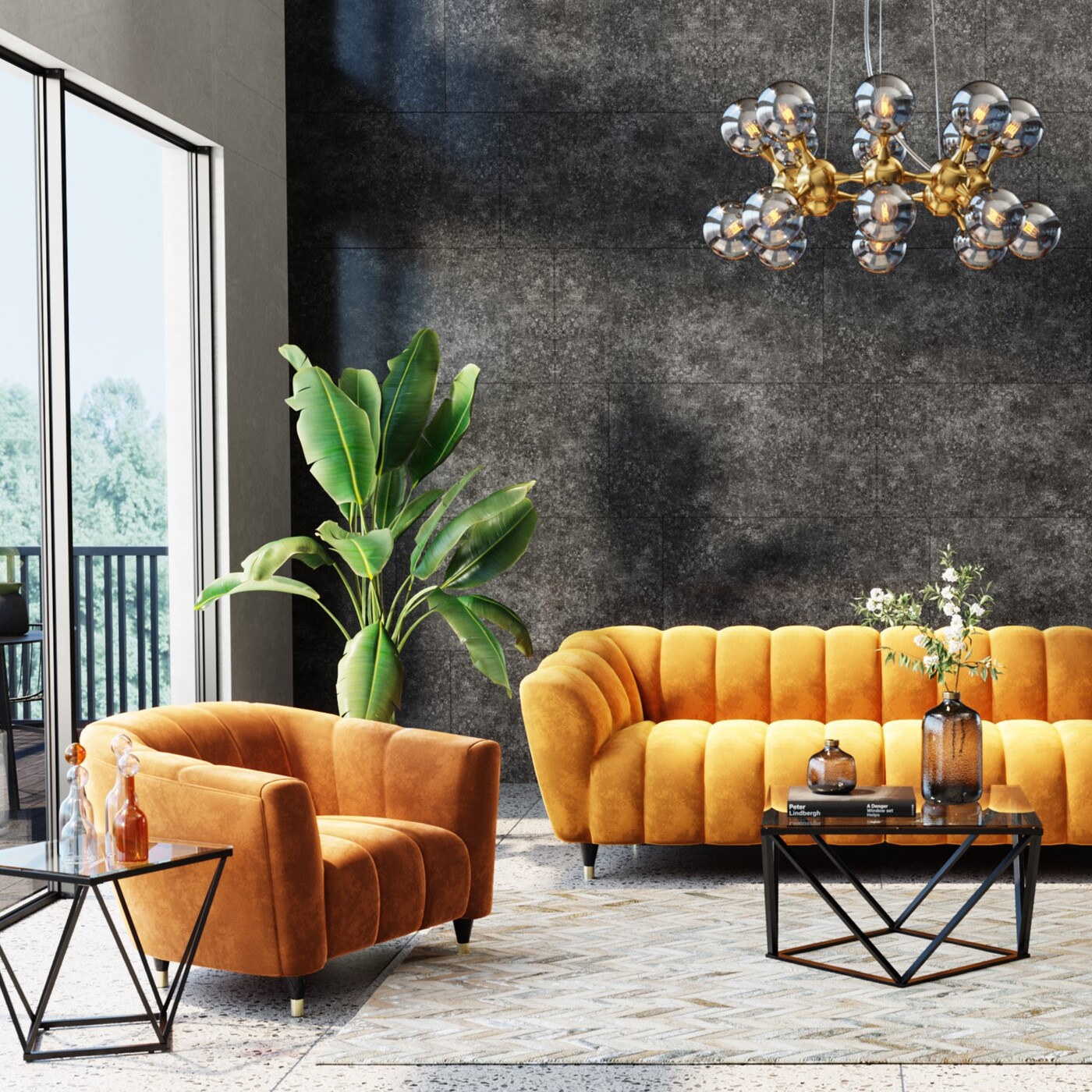 Растение искусственное Banana Tree «Банановое дерево» 180 см от KARE Design