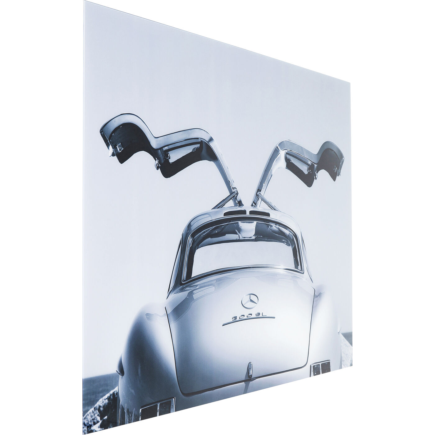 Картина стеклянная Oldtimer Back «Мерседес-Бенц 300 SL Gullwing» 120x80 см от KARE Design