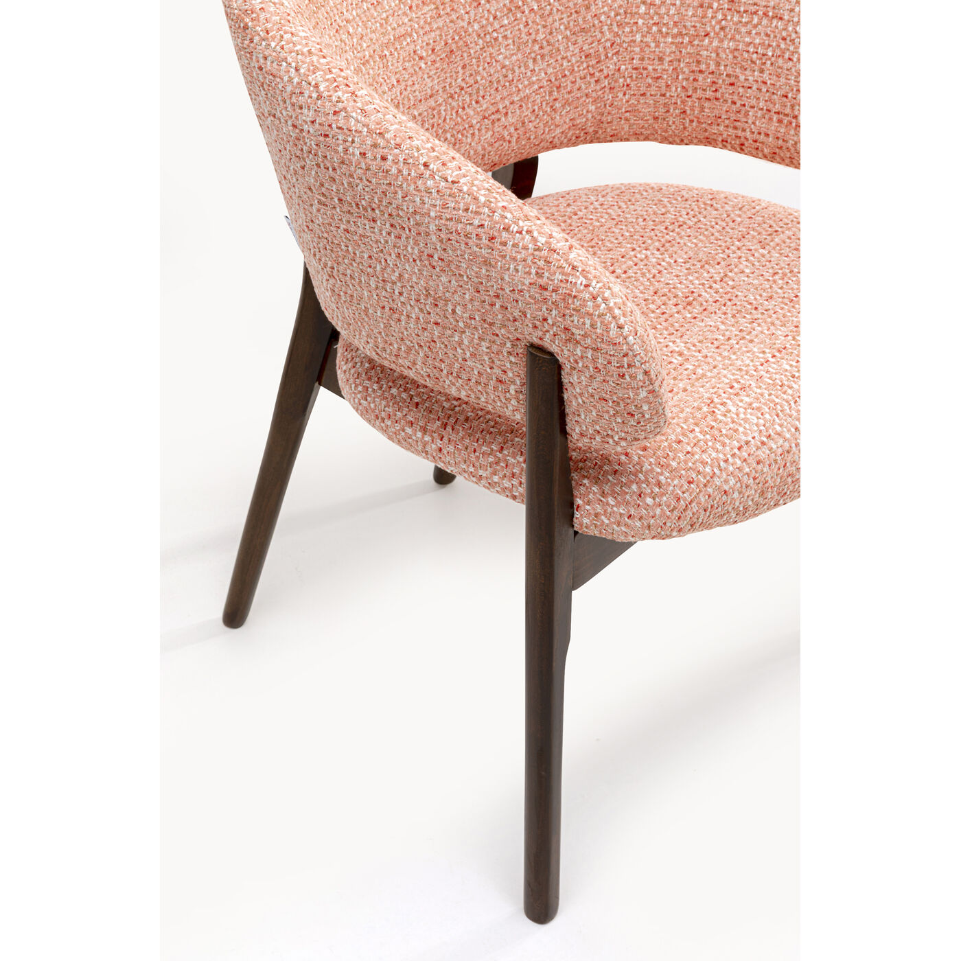 Стул с подлокотниками August Coral Melange от KARE Design