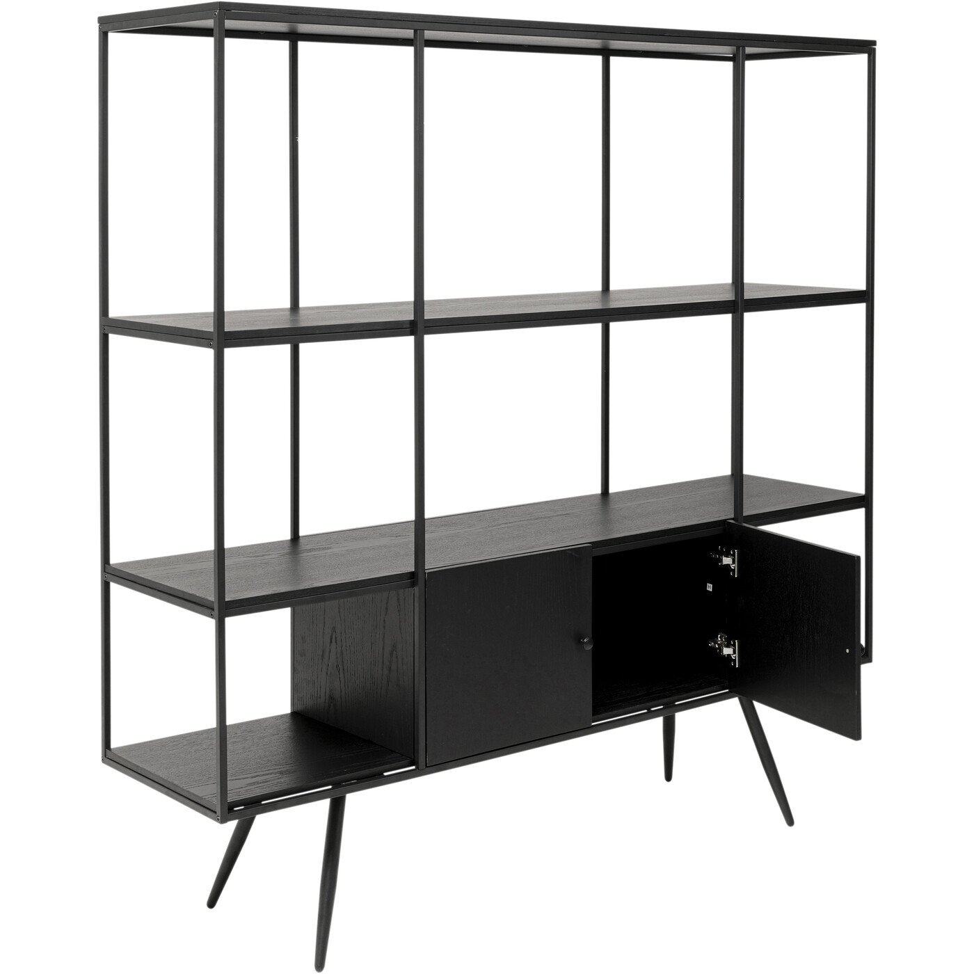 Стеллаж Cosy Sixties Black 180x183 см от KARE Design
