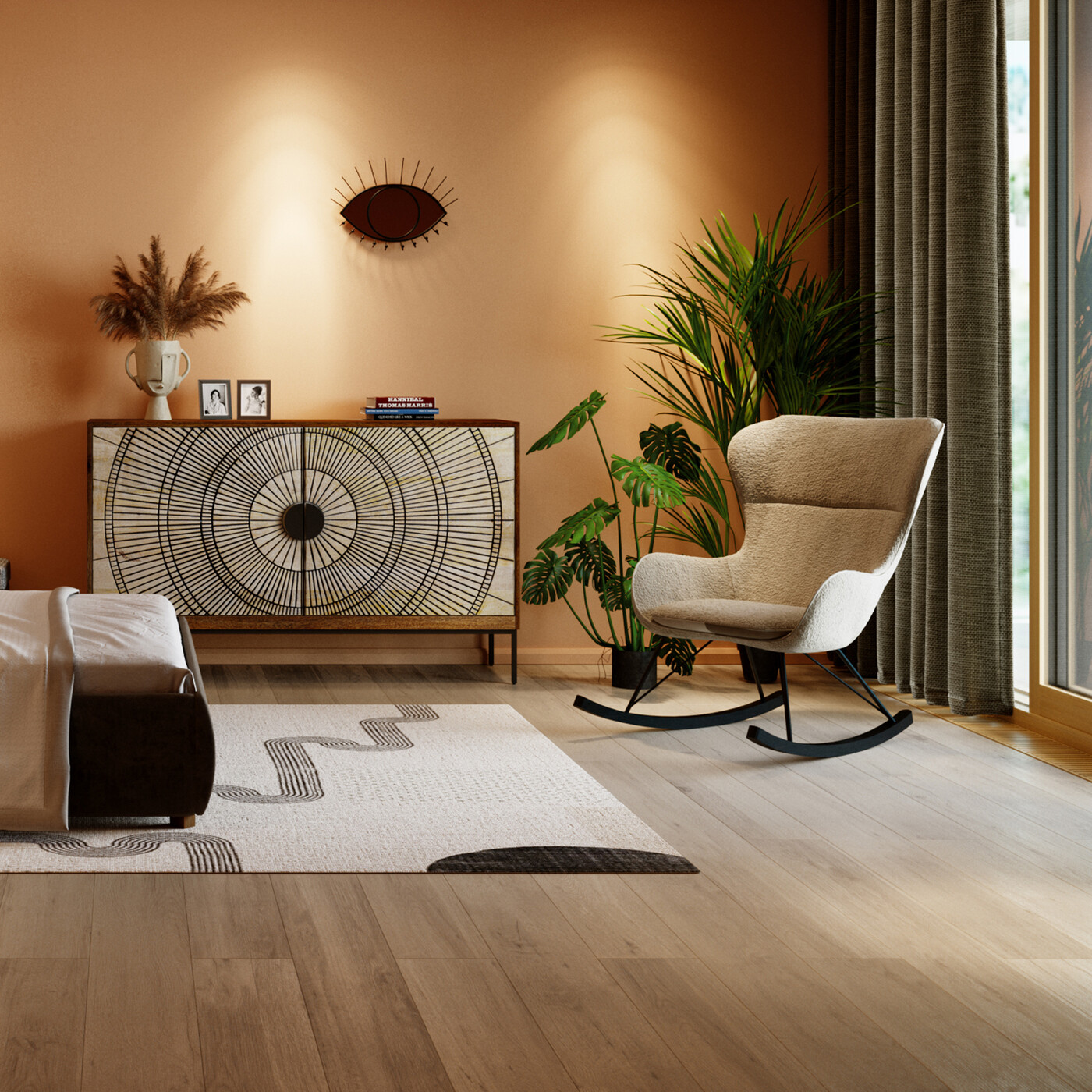Кресло-качалка Oslo от KARE Design