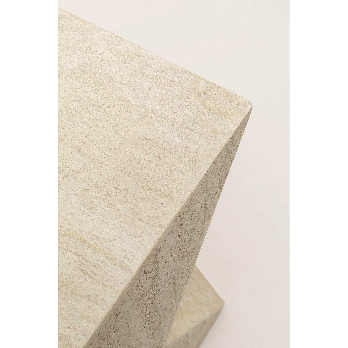 Стол приставной Luxury Triangle Travertine 54cm от KARE Design