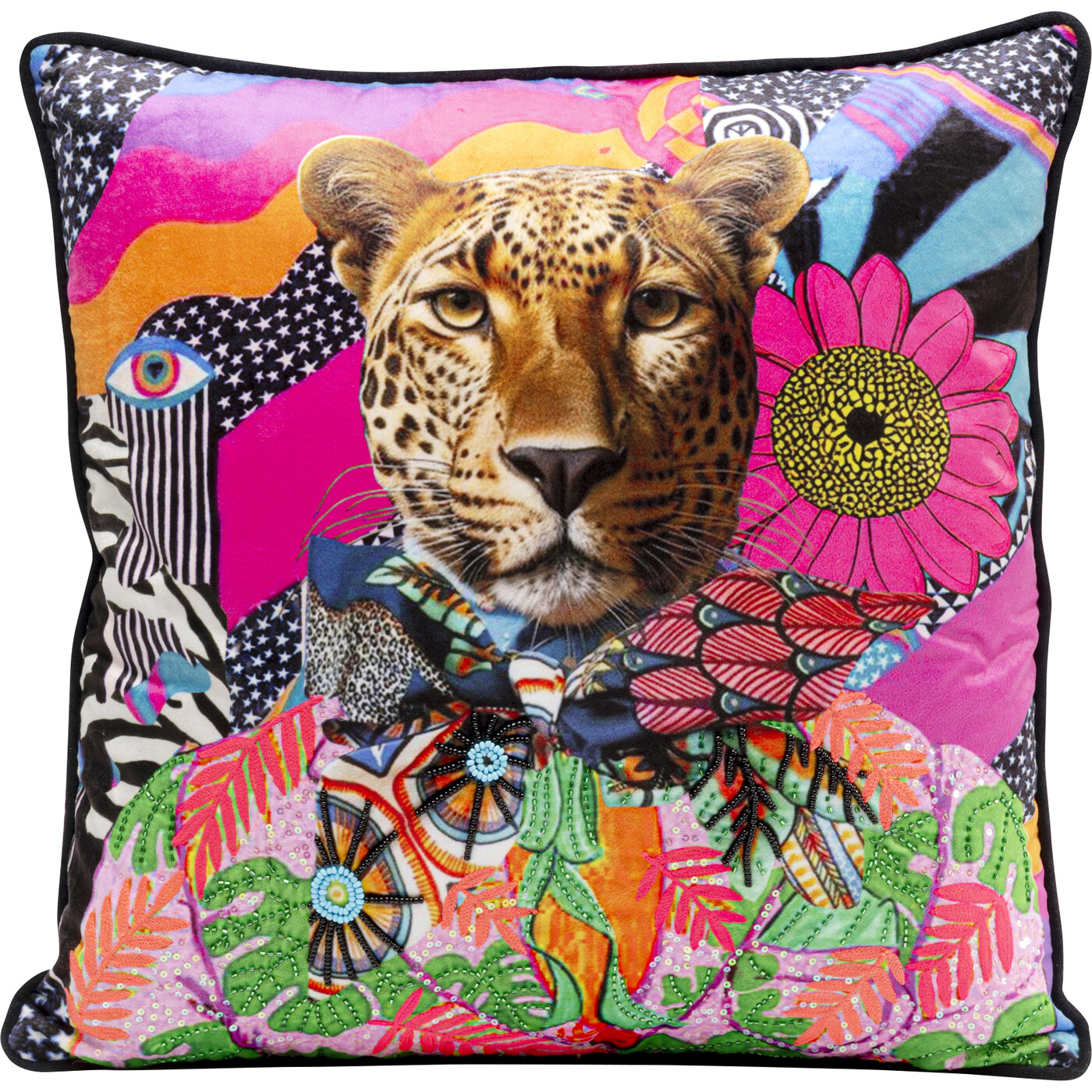 Подушка Fantasy Cheetah «Гепард фантазия» 45x45 см от KARE Design