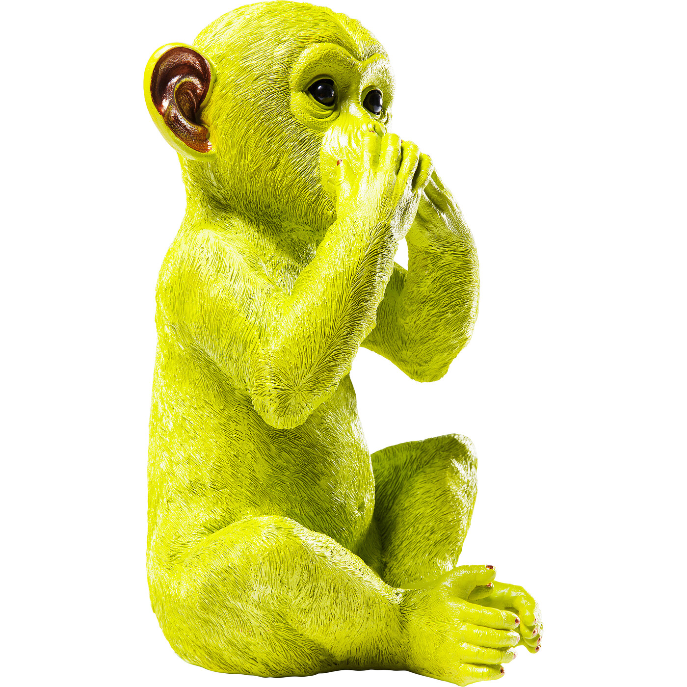 Копилка Monkey Iwazaru «Обезьяна Ивадзару — не говори», Лаймовый от KARE Design