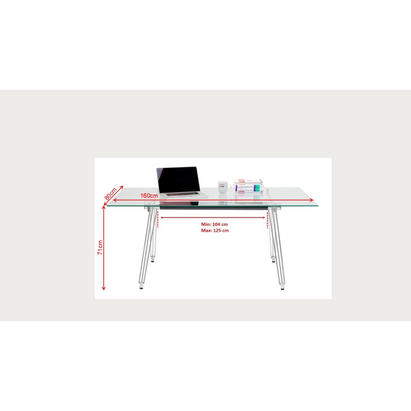 Стол Officia 160x80 см от KARE Design