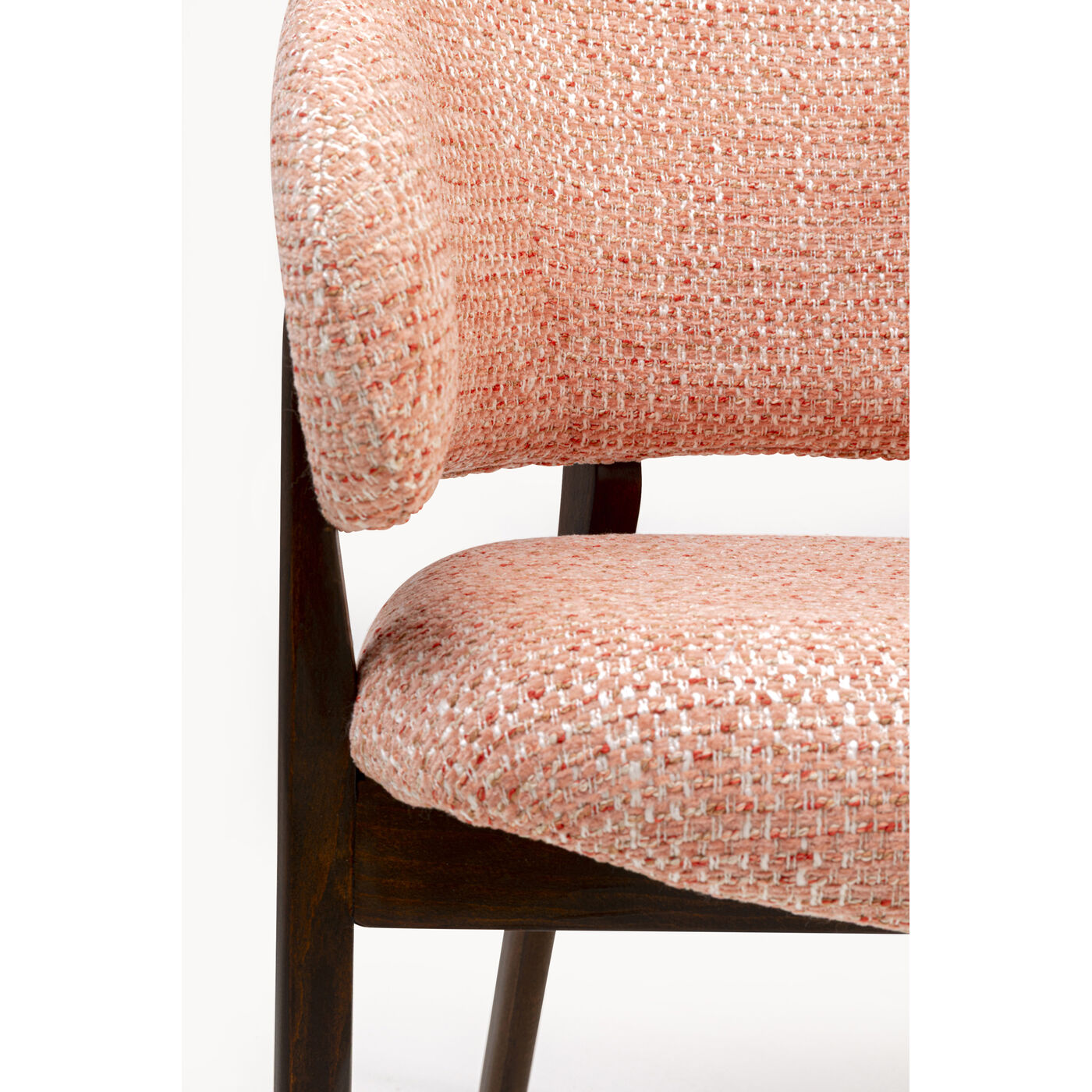 Стул с подлокотниками August Coral Melange от KARE Design