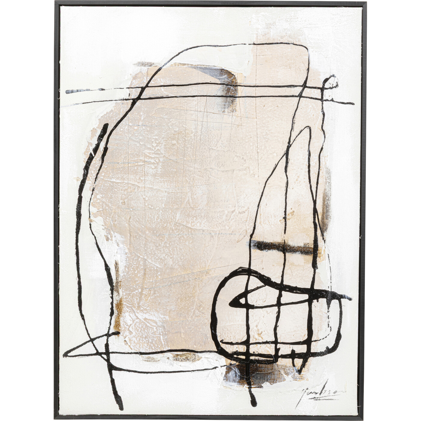 Картина в раме Dust Grey 55x75cm от KARE Design