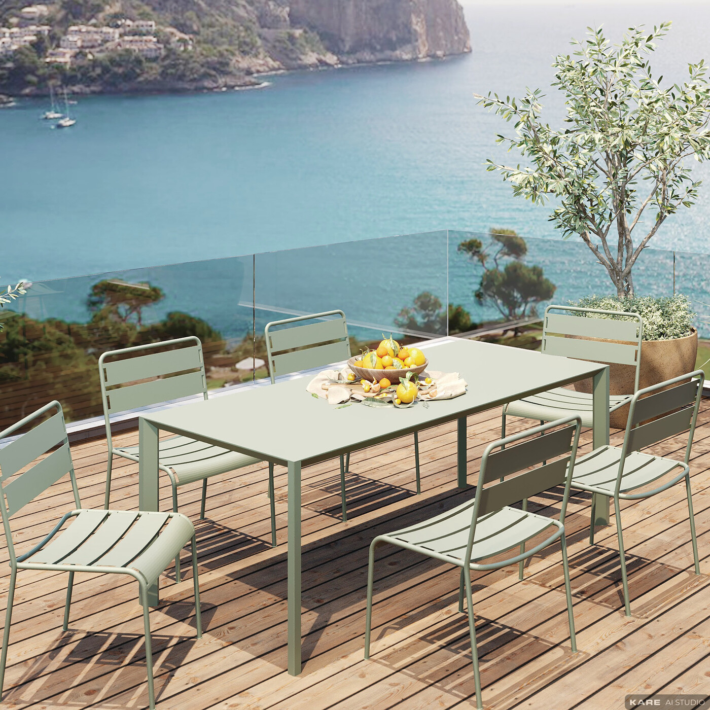 Стол Twist Mint 90x200cm от KARE Design