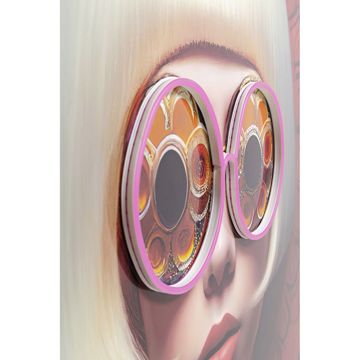 Картина Fancy Blonde Lady LED «Блондинка» 120x80 см от KARE Design
