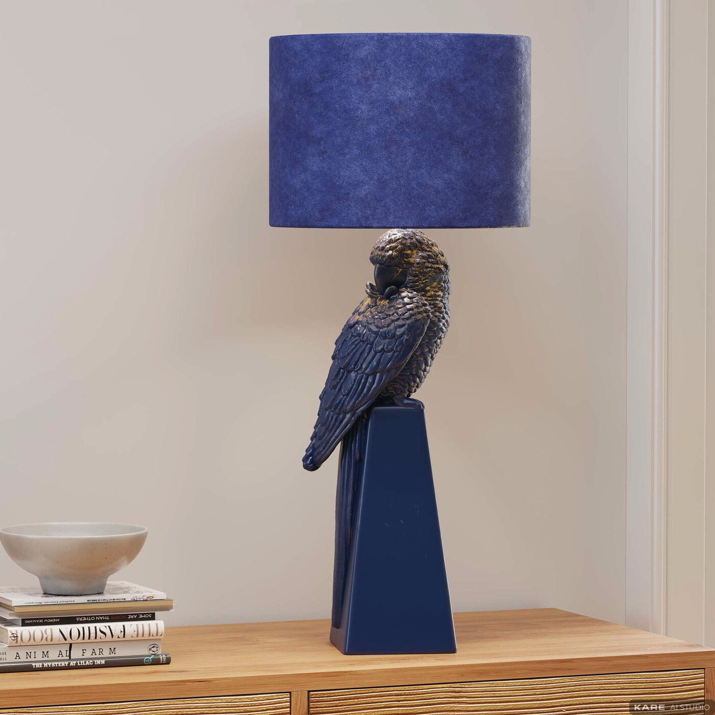 Светильник настольный Parrot Blue от KARE Design