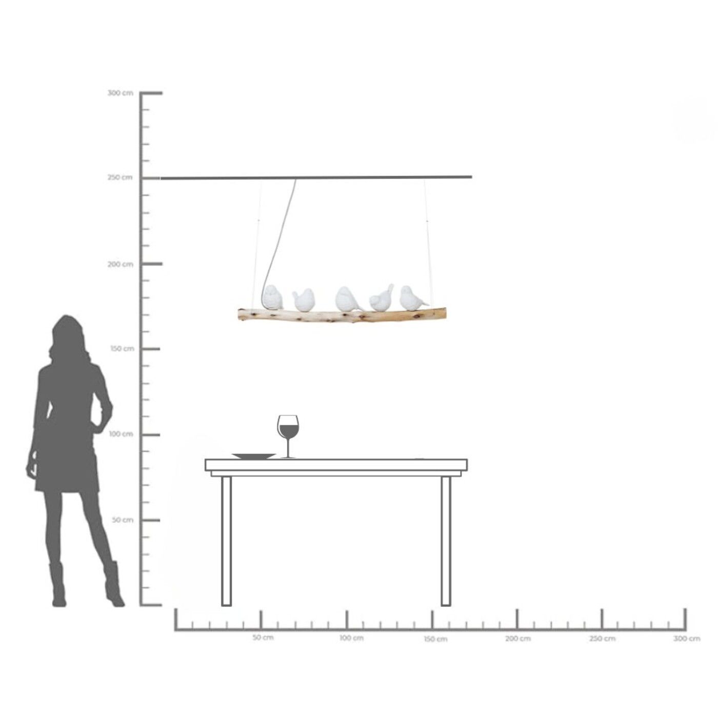 Светильник подвесной "Птички за обедом"Dining Birds от KARE Design