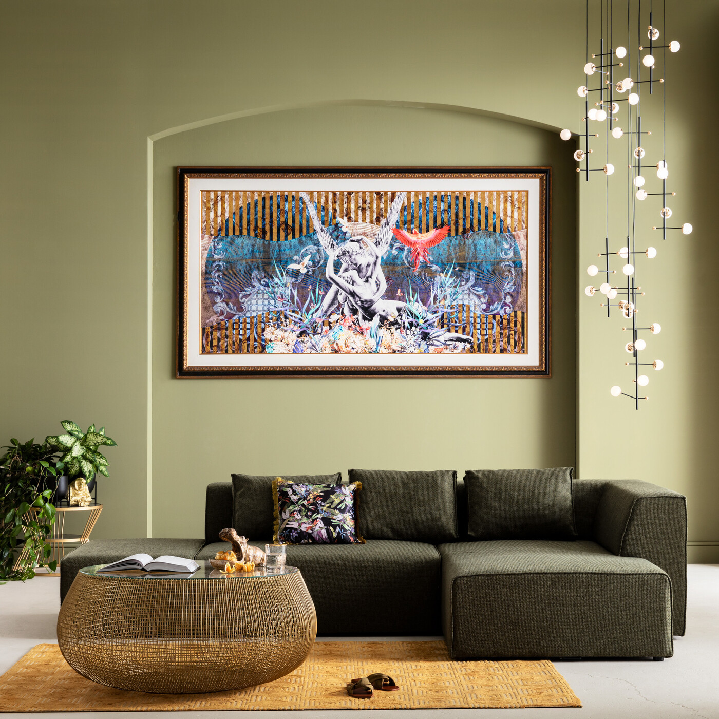 Картина в раме Lovers «Влюблённые» 260x150 см от KARE Design