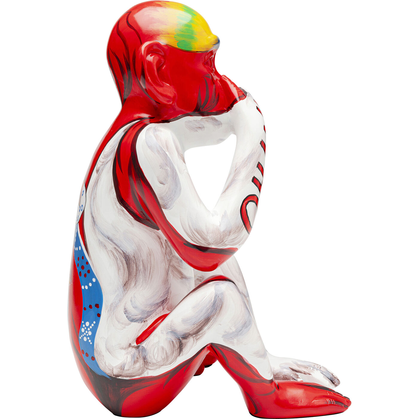 Фигура декоративная Graffiti Monkey «Обезьяна-граффити» 39 см, Красный
