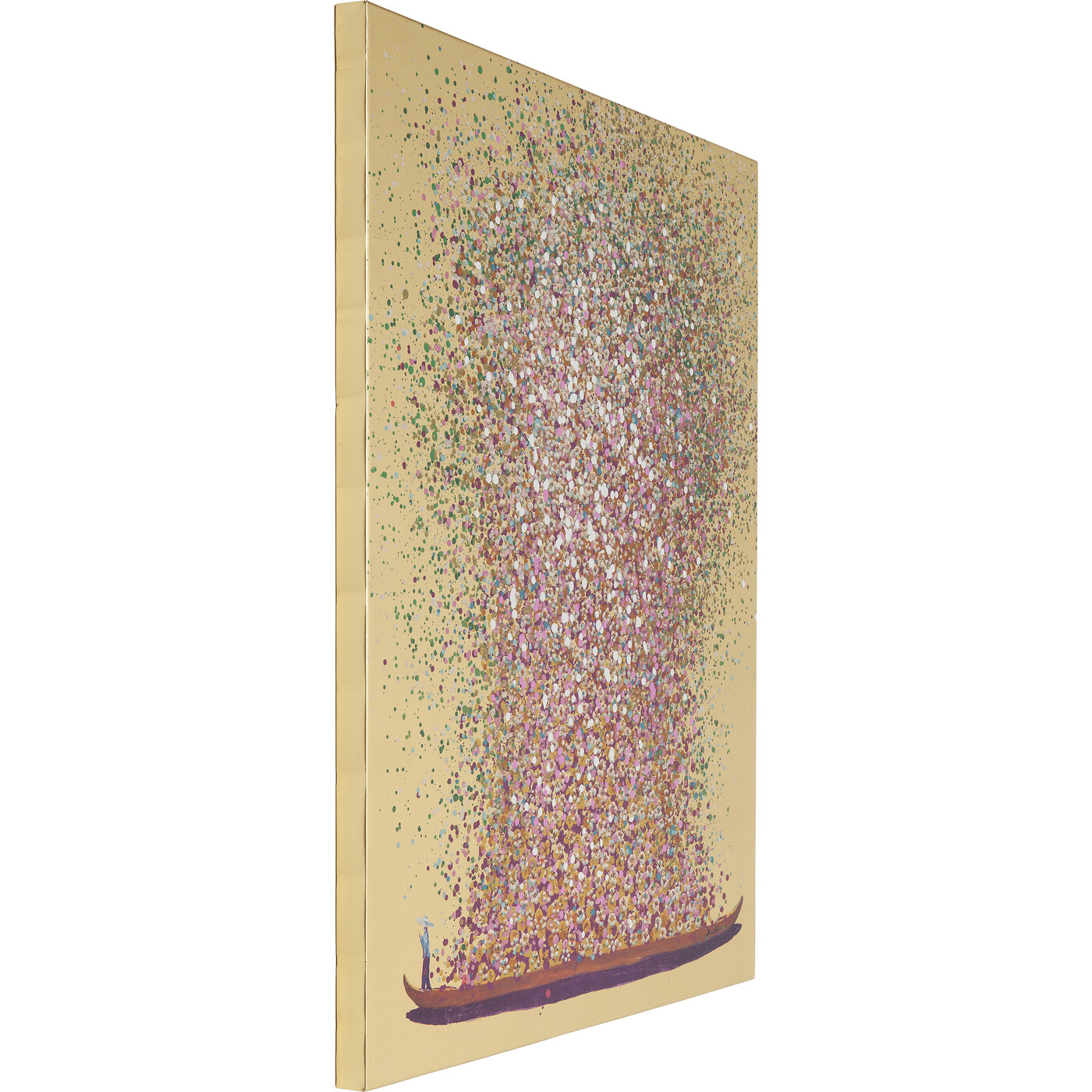 Картина Flower Boat Gold Pink 160x120 см от KARE Design