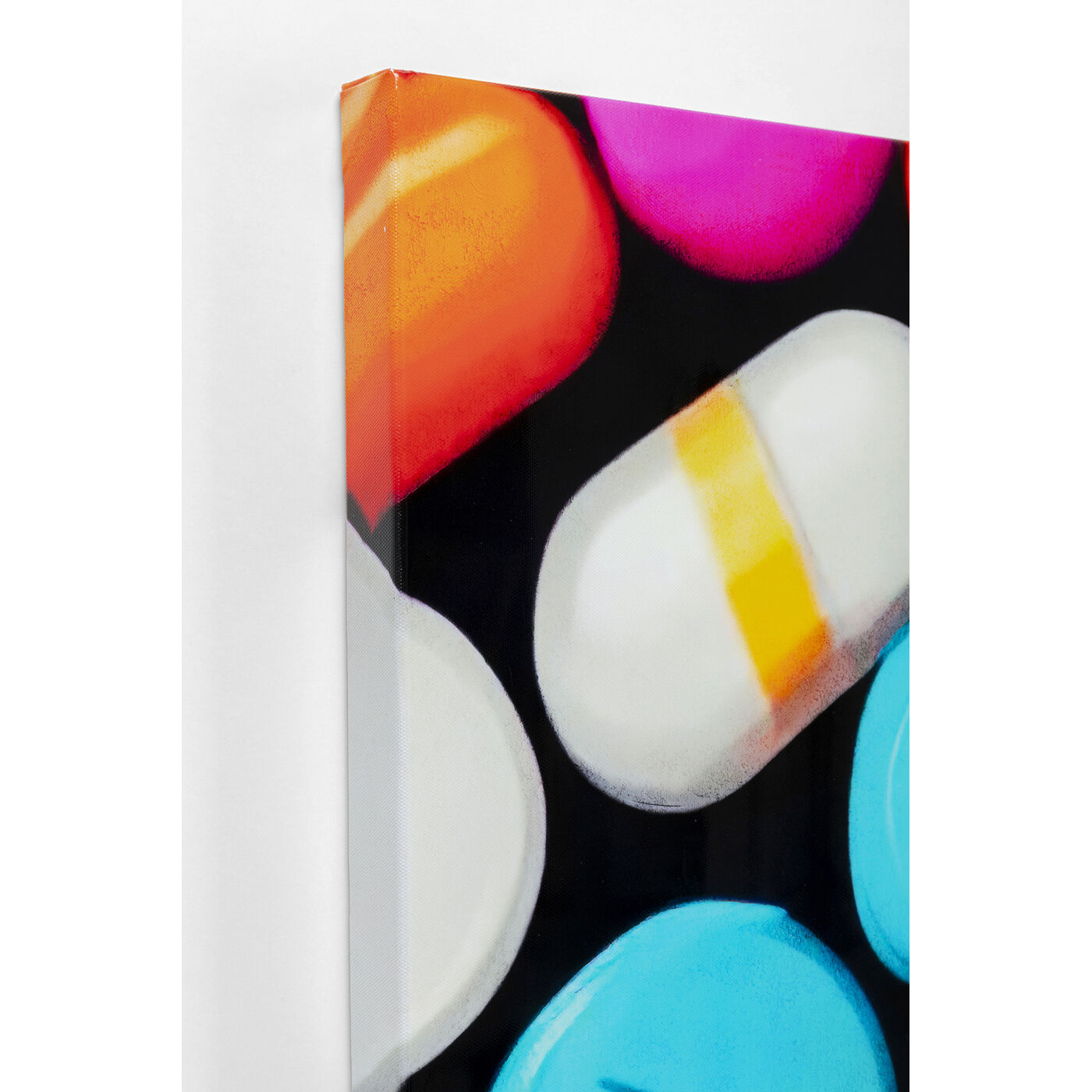 Картина Pastilla Stripes «Полосатые таблетки» 70x140 см