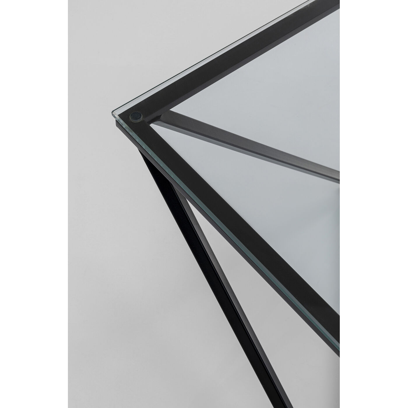 Стол кофейный Cristallo Black 80x80 см от KARE Design