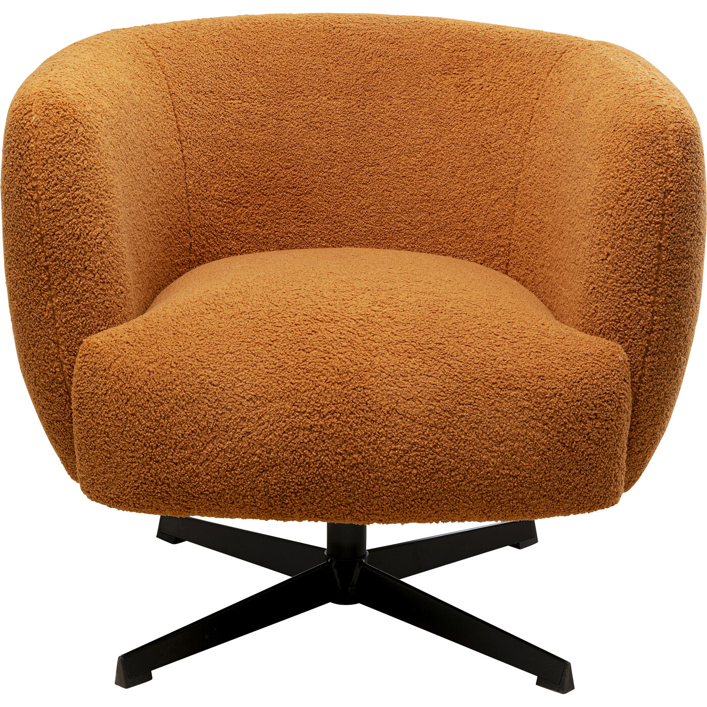 Кресло вращающееся Peony Fuzzy Brown от KARE Design
