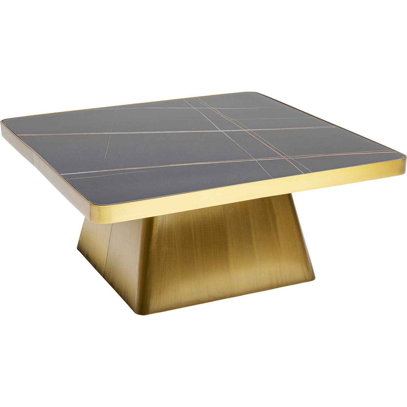 Стол кофейный Miler Gold 80x80 см от KARE Design