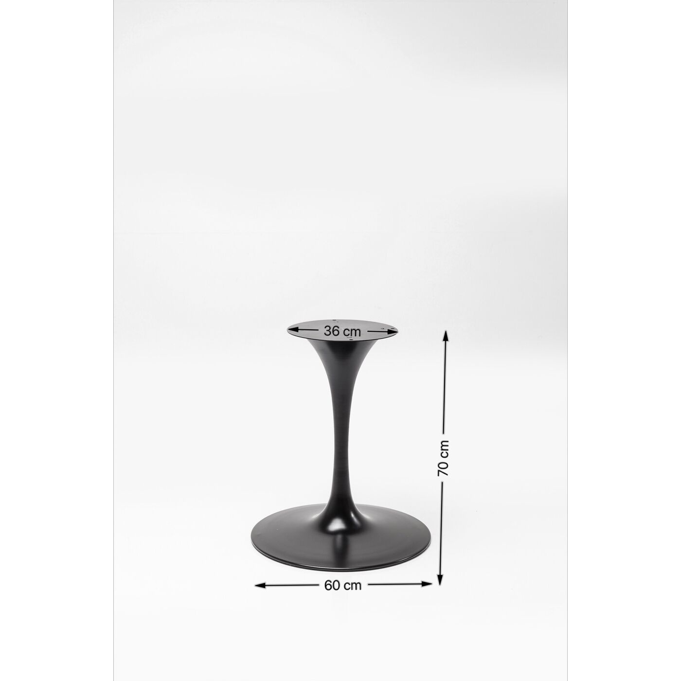 Основание для стола Invitation Black Ø60 см от KARE Design
