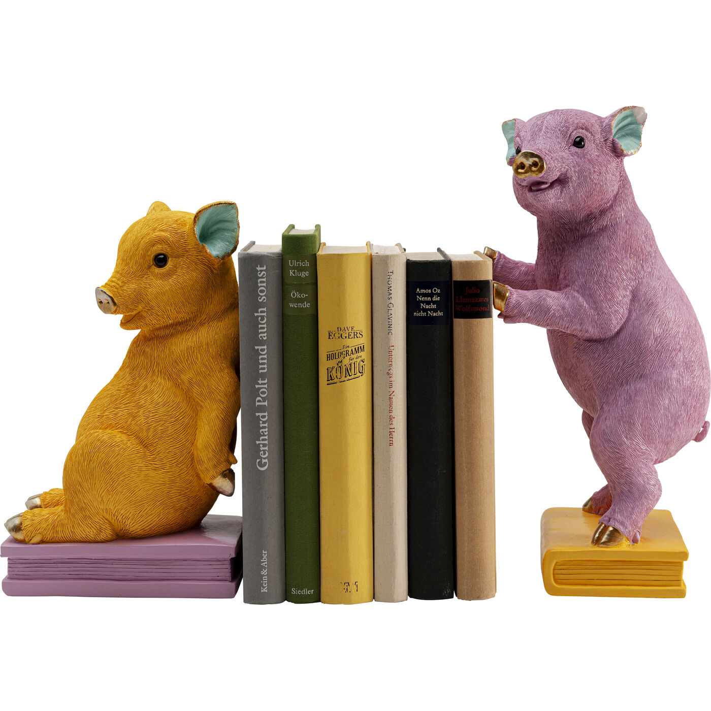 Держатель для книг Pig Party «Свинья на вечеринке» (набор из 2 шт.) от KARE Design