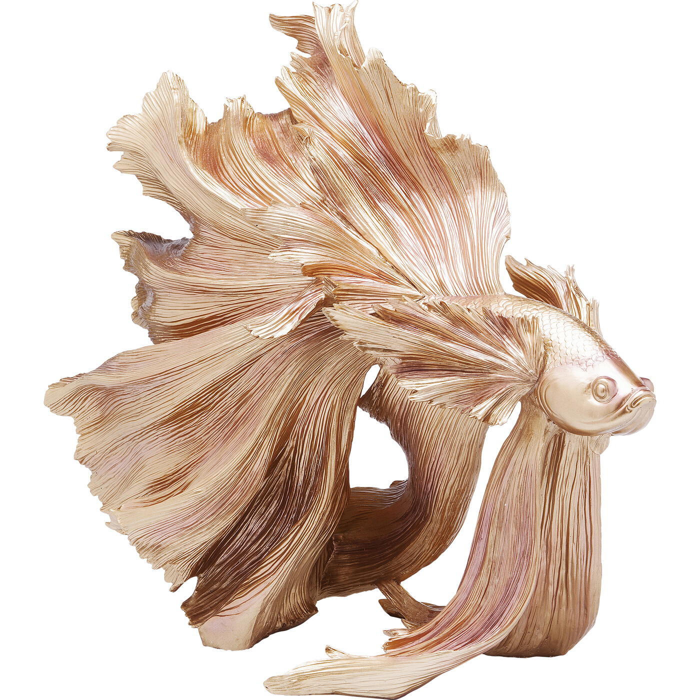 Фигура декоративная Betta Fish «Золотая рыбка петушок», Золотой от KARE Design