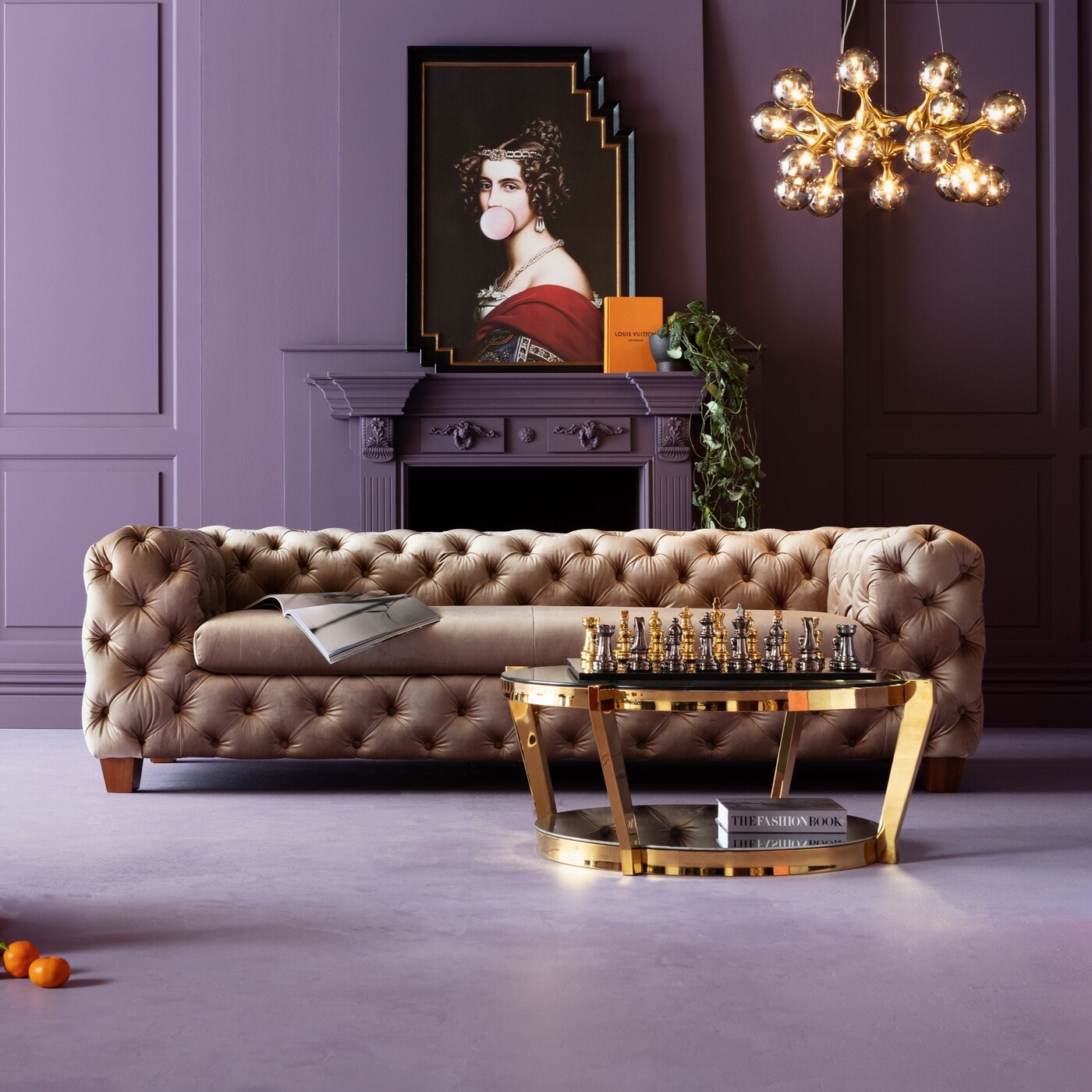 Диван трехместный Desire Velvet Ecru от KARE Design