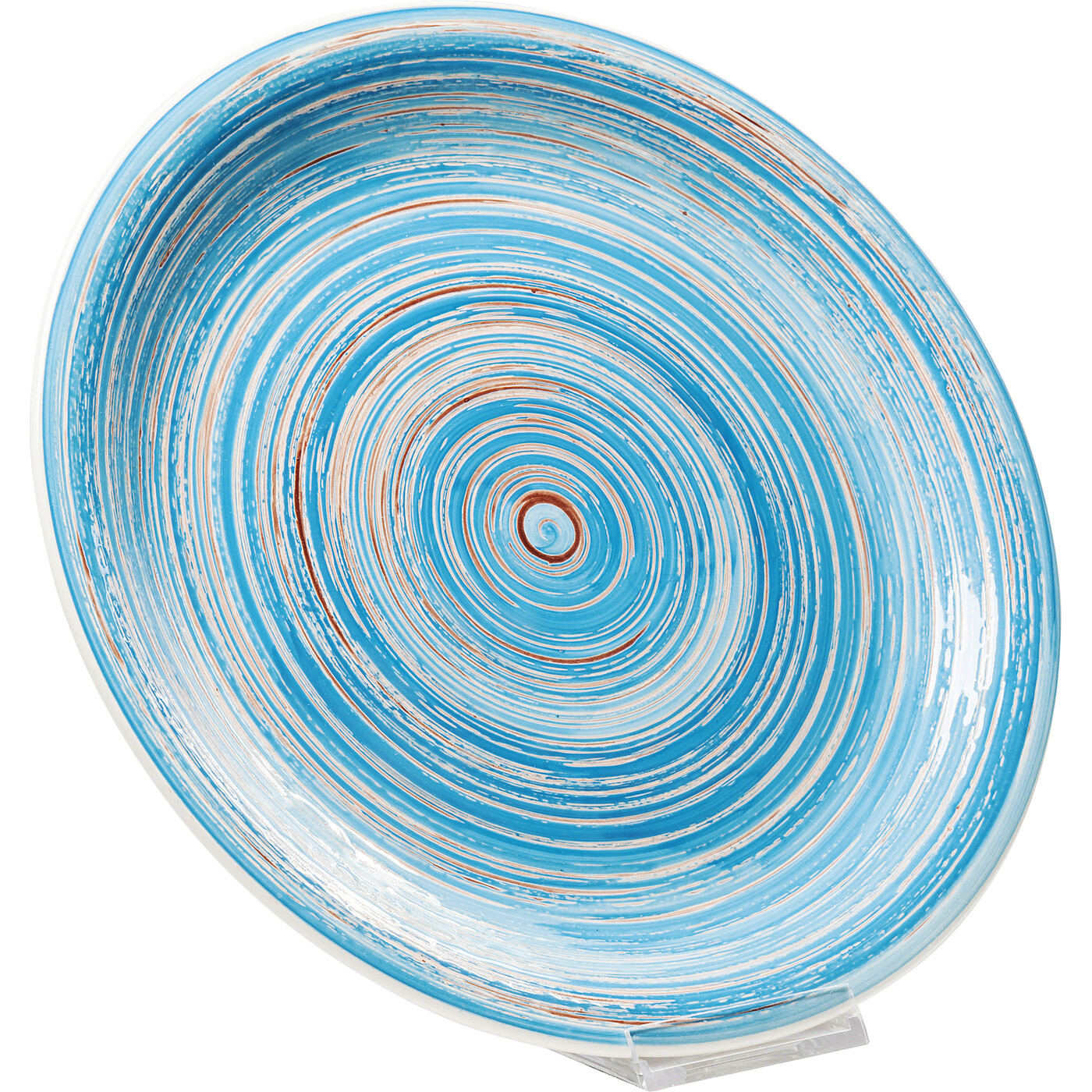 Тарелка Swirl «Завиток» Ø27 см, Синий от KARE Design