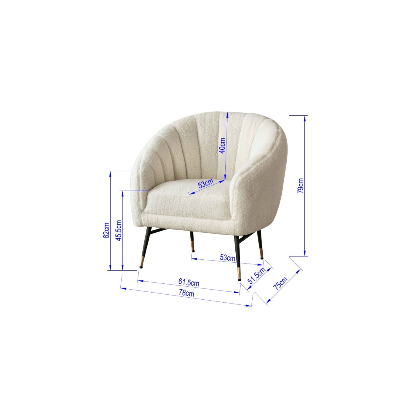 Кресло Marylin White от KARE Design