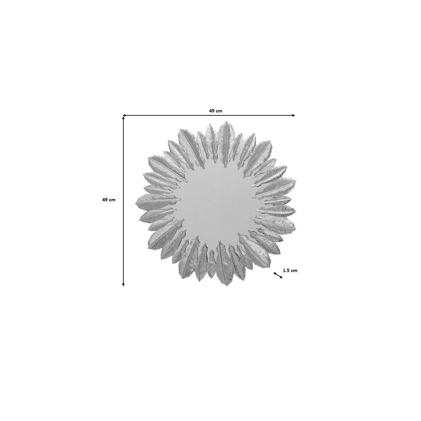 Объект настенный Pineapple «Зеркальный ананас» от KARE Design