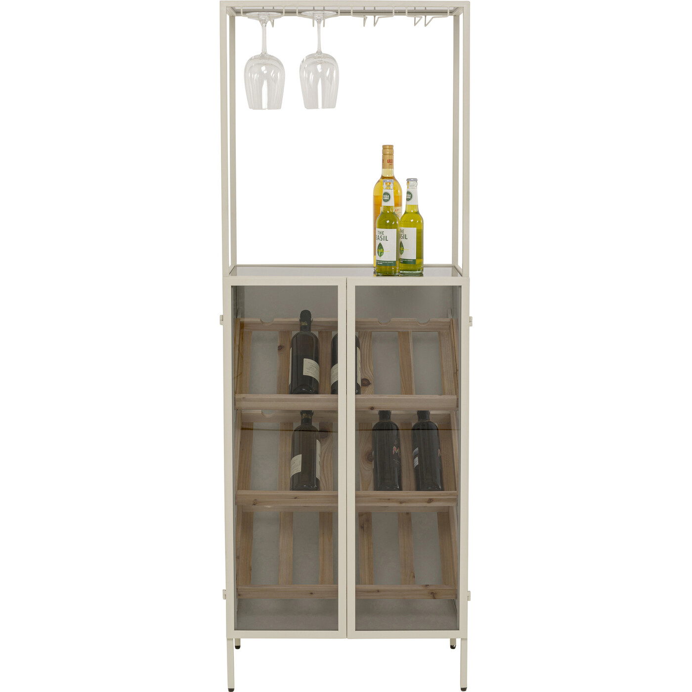 Винная полка Lisboa Bar White 60x170cm от KARE Design