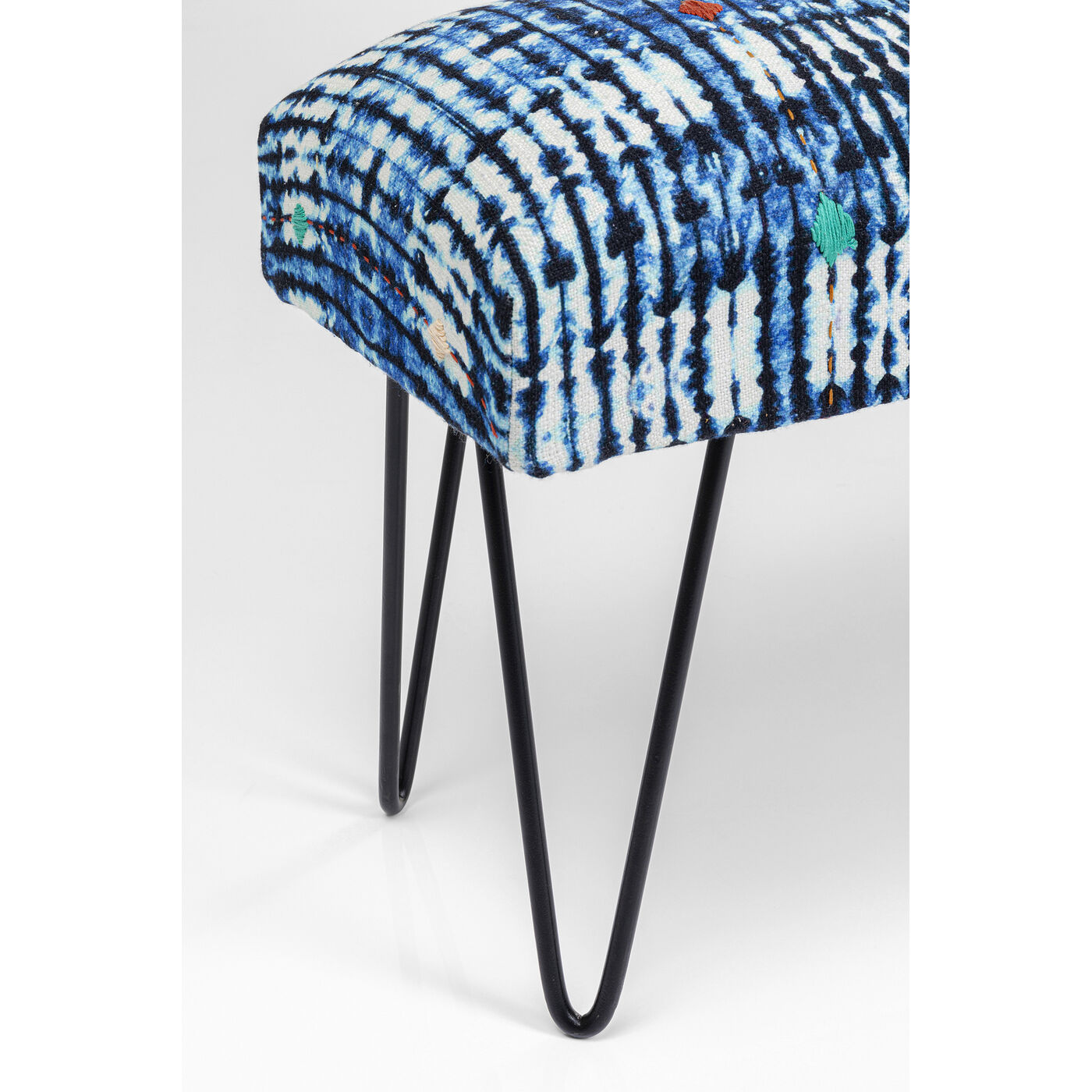 Скамья Desna Patchwork Blue 80 см от KARE Design