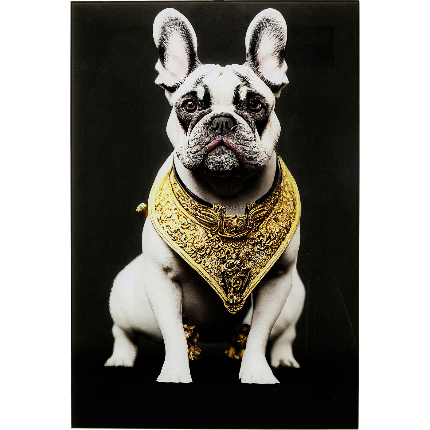 Картина стеклянная Noble Dog «Благородный пёс» 40x60 см от KARE Design