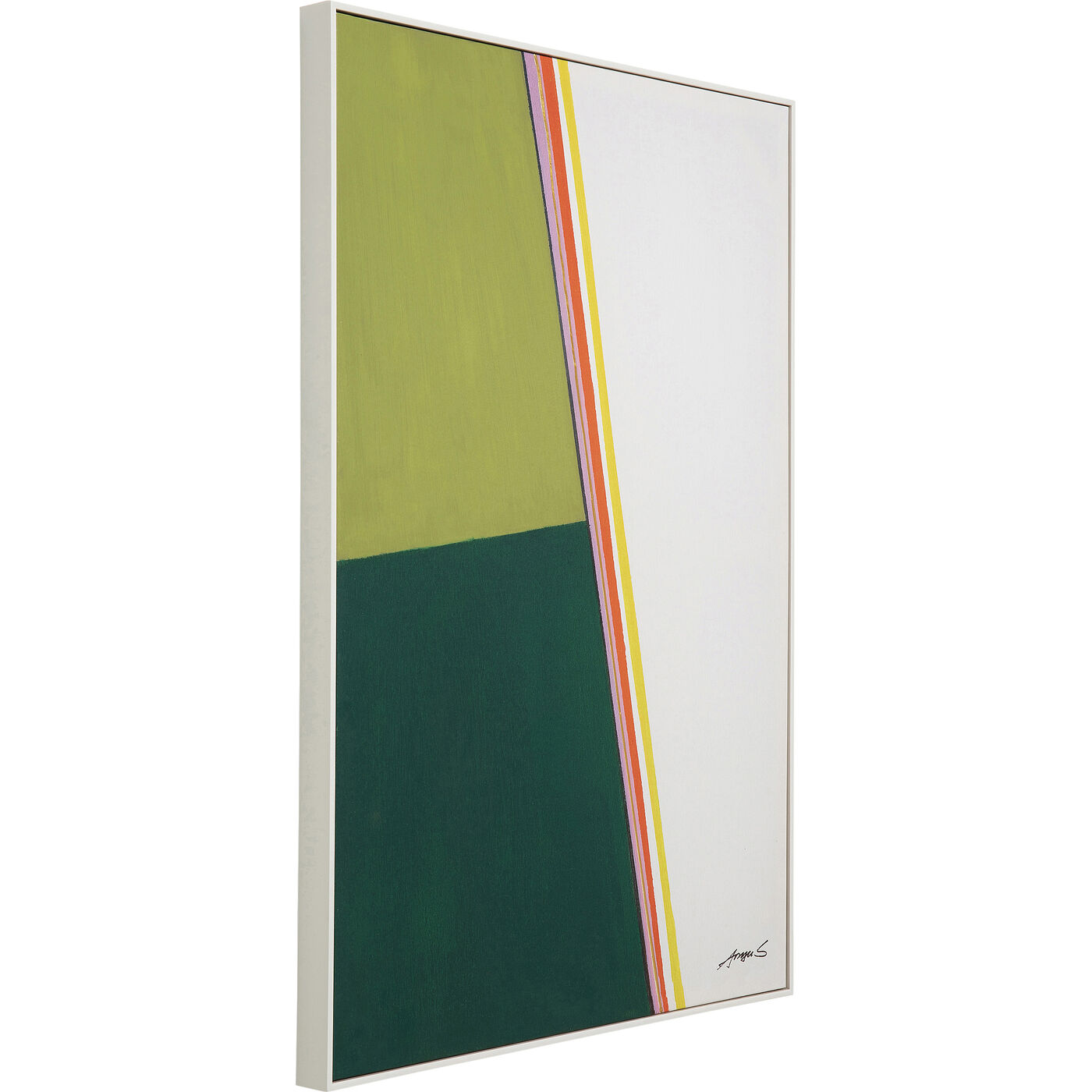 Картина в раме Abstract Shapes Khaki 73x103 см от KARE Design