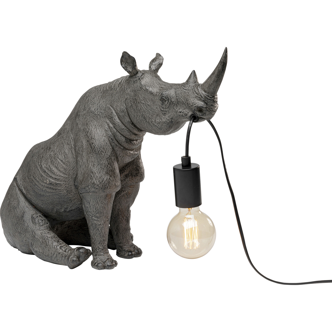 Светильник настольный "Сидящий носорог" Sitting Rhino 42 см от KARE Design