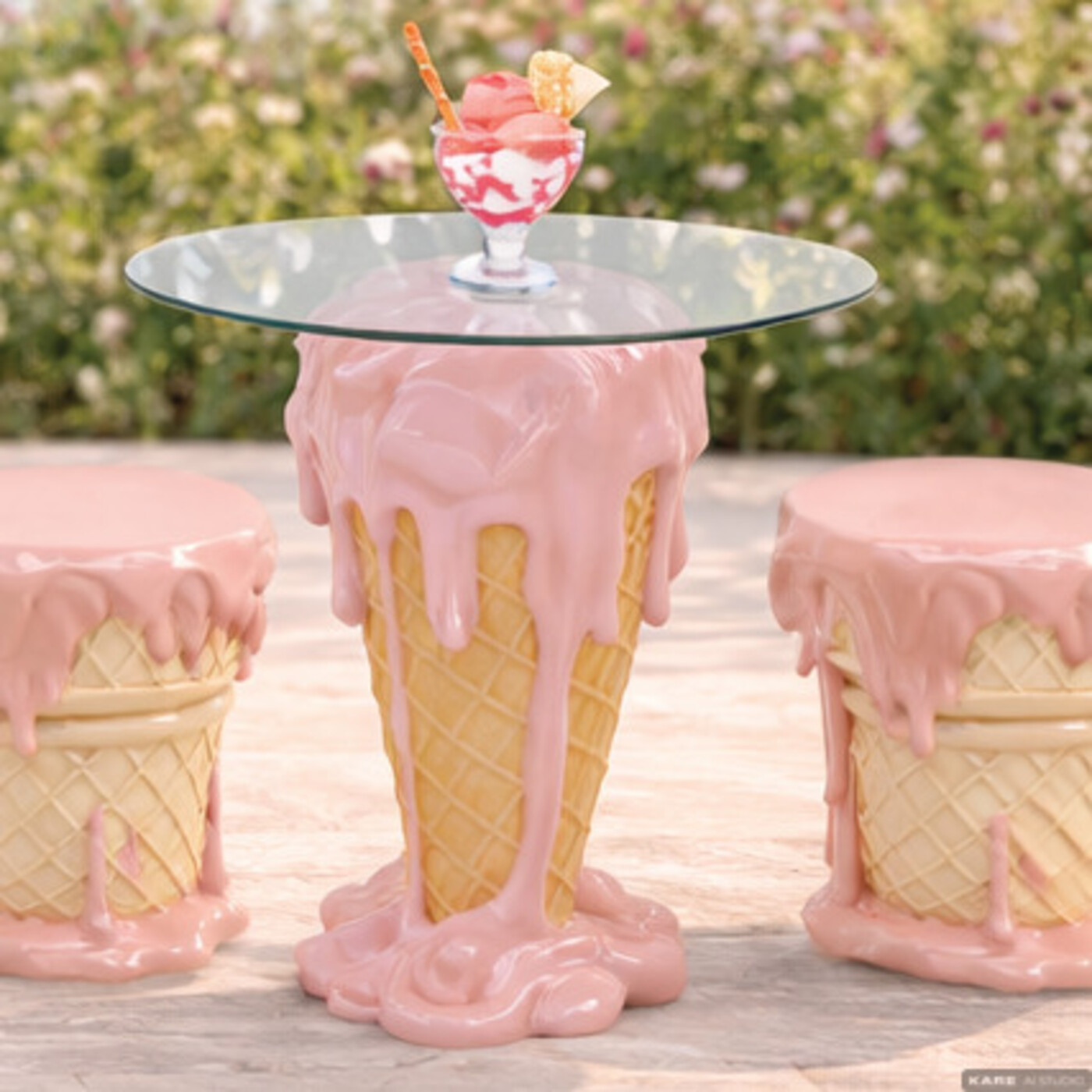 Стол приставной Icecream Ø48cm от KARE Design