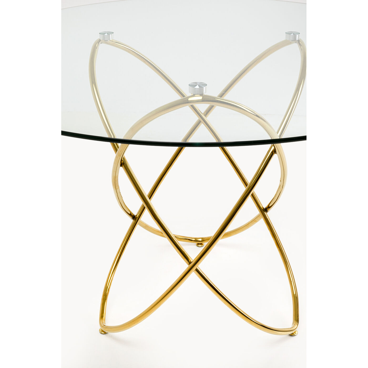 Стол Molekular Gold Ø120 см от KARE Design