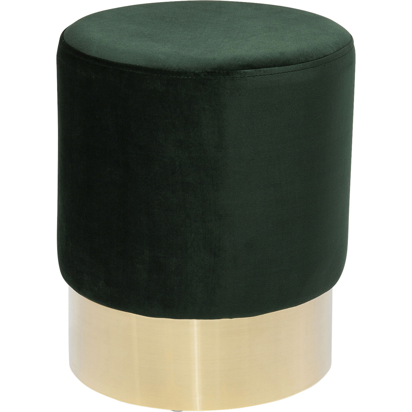 Пуф Cherry Dark Green Brass Ø35 см от KARE Design
