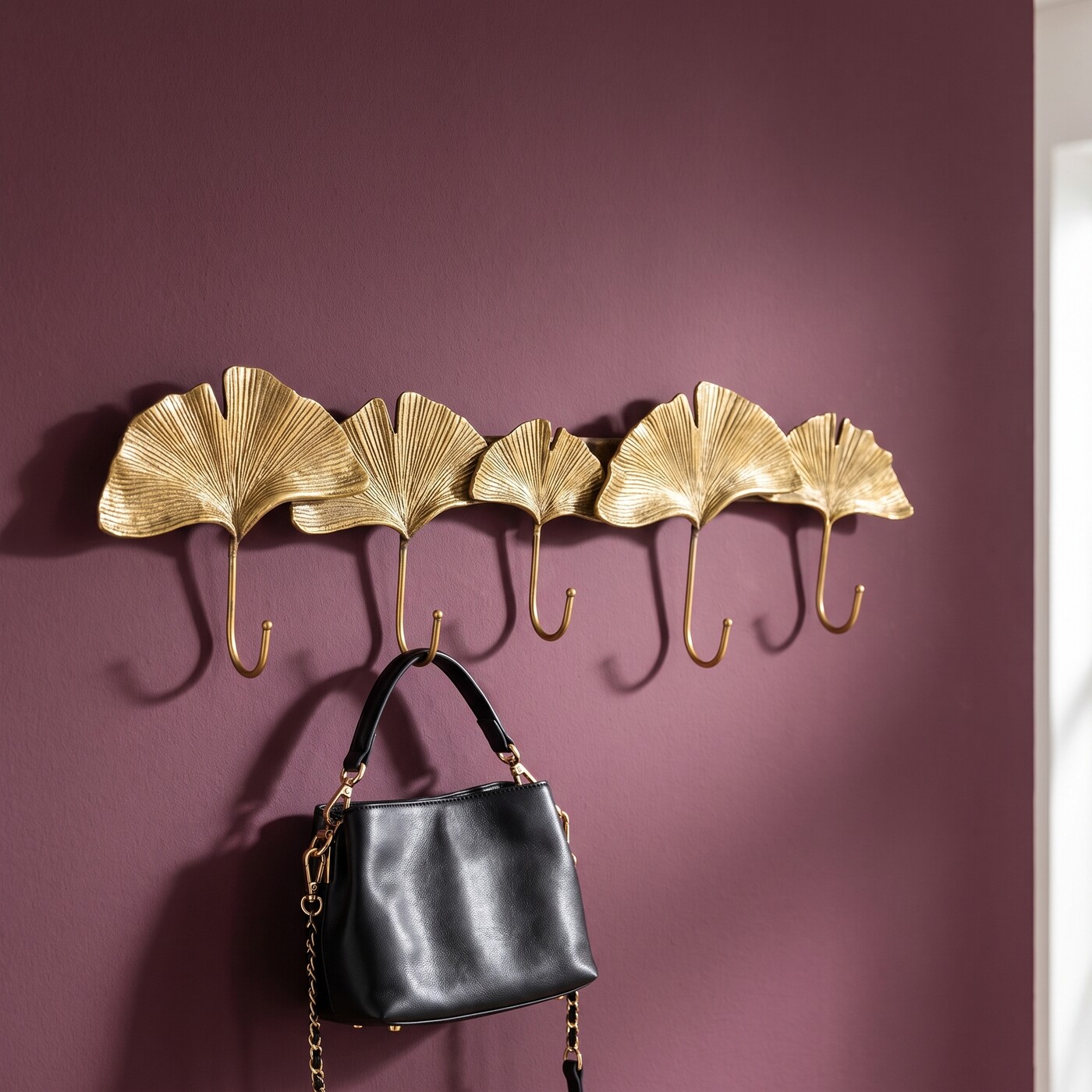 Вешалка настенная Ginkgo Leaf 47cm от KARE Design