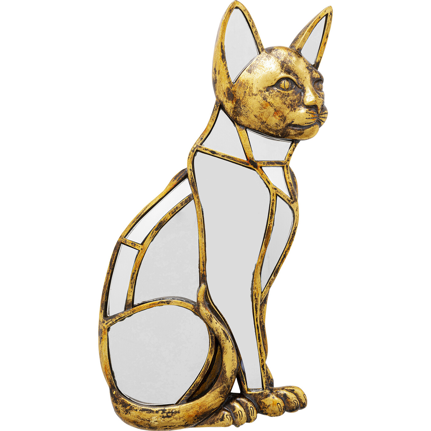Объект настенный Cat «Зеркальная кошка» 38 см от KARE Design